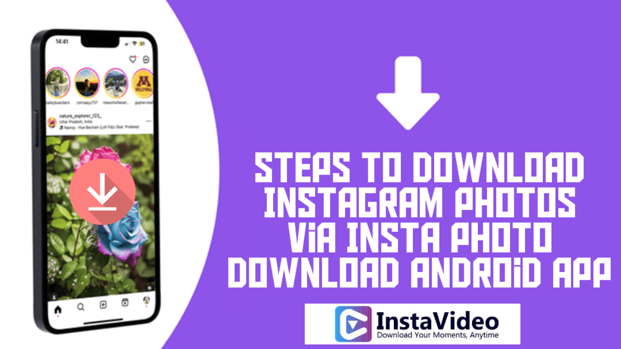 Download Instagram Photos via Insta Photo Downloader Android App