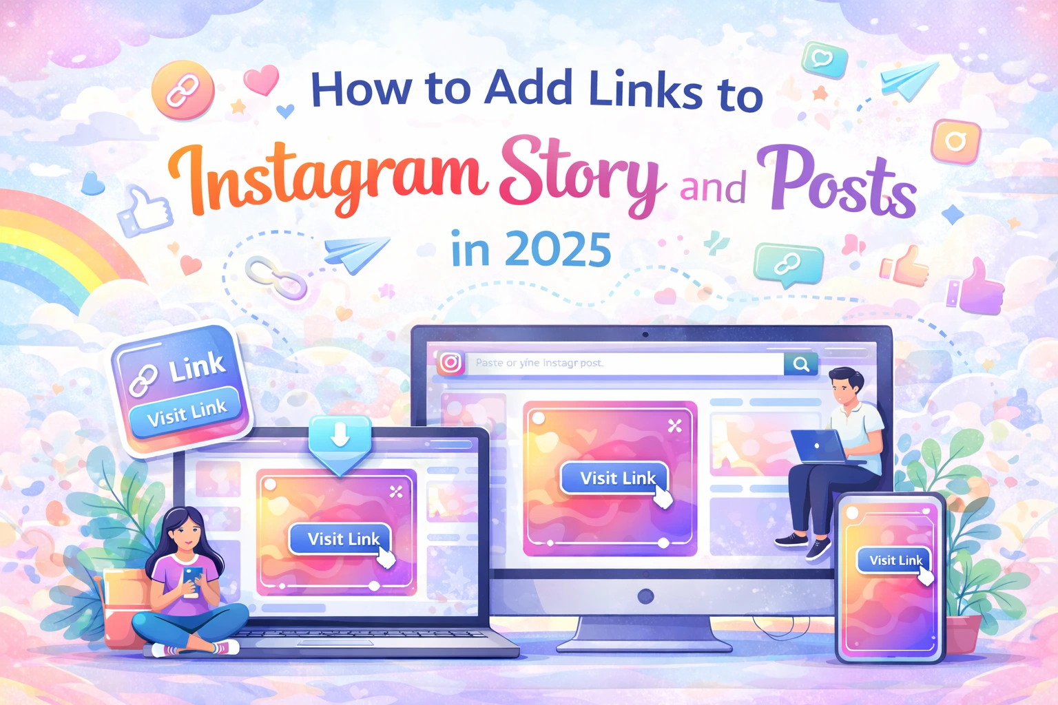 How to Add Links to Instagram Story and Posts in 2025