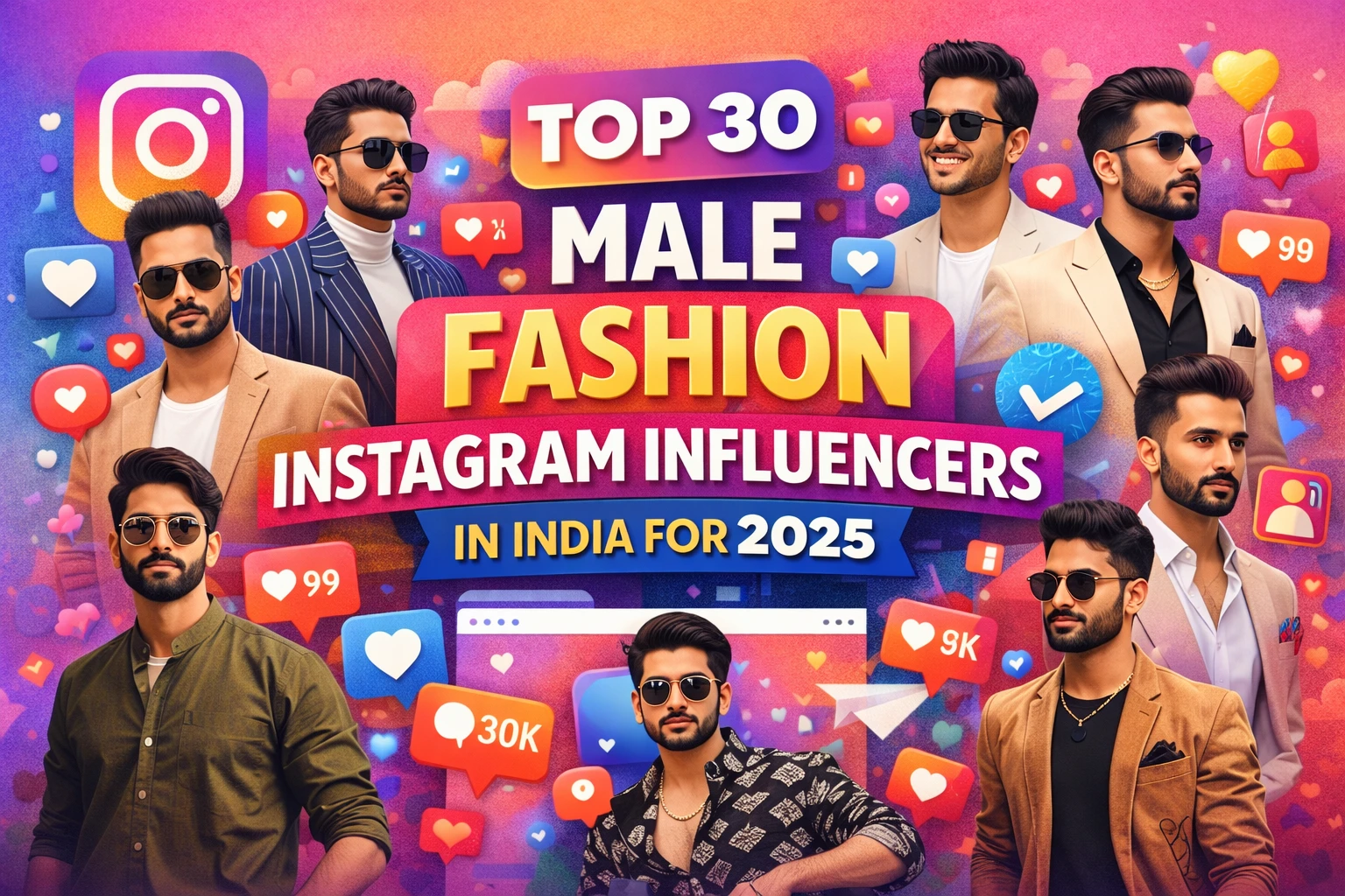 Top 30 Male FashionInstagram Influencers in India for 2025