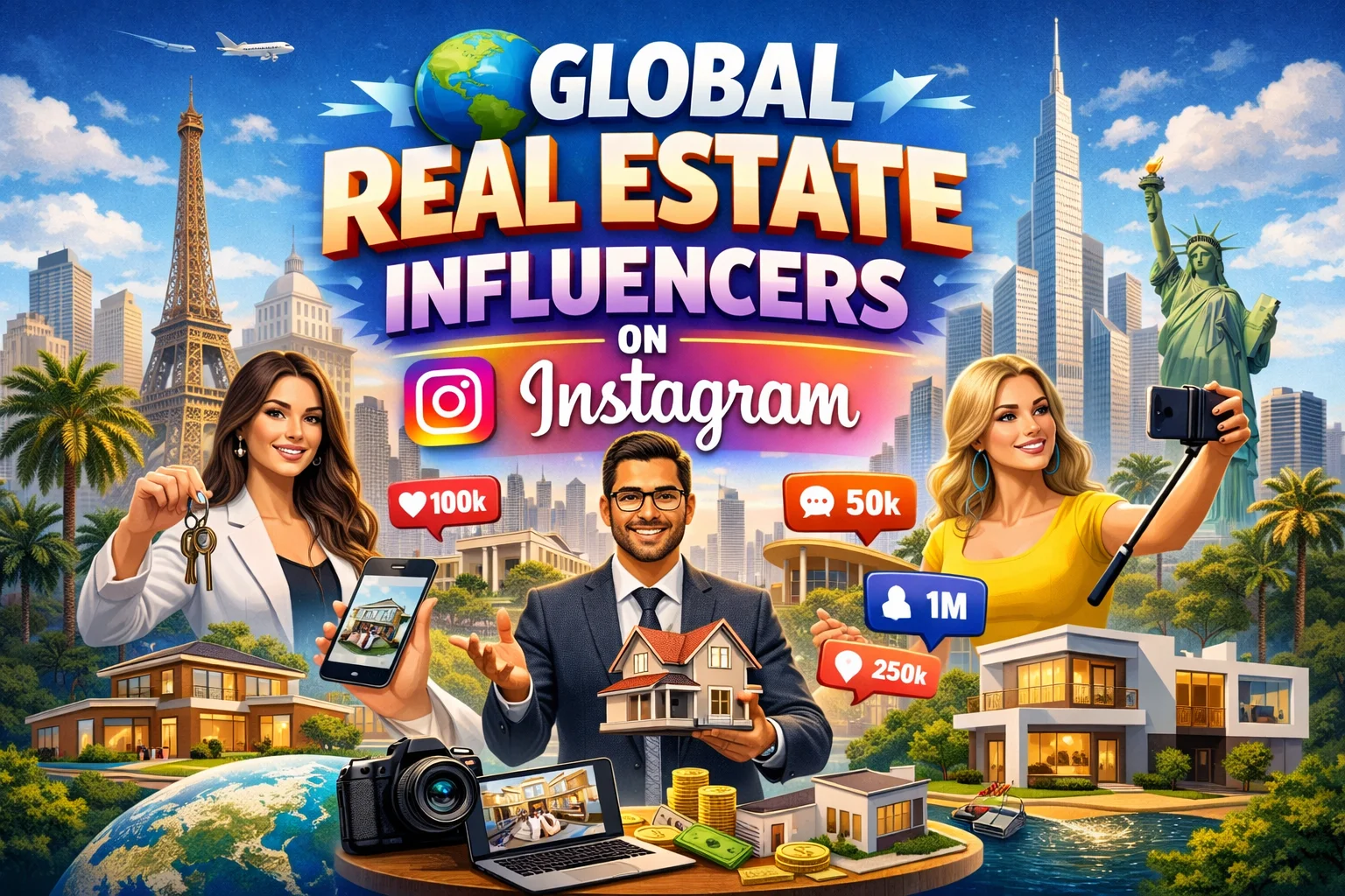Global Real Estate Influencers on Instagram