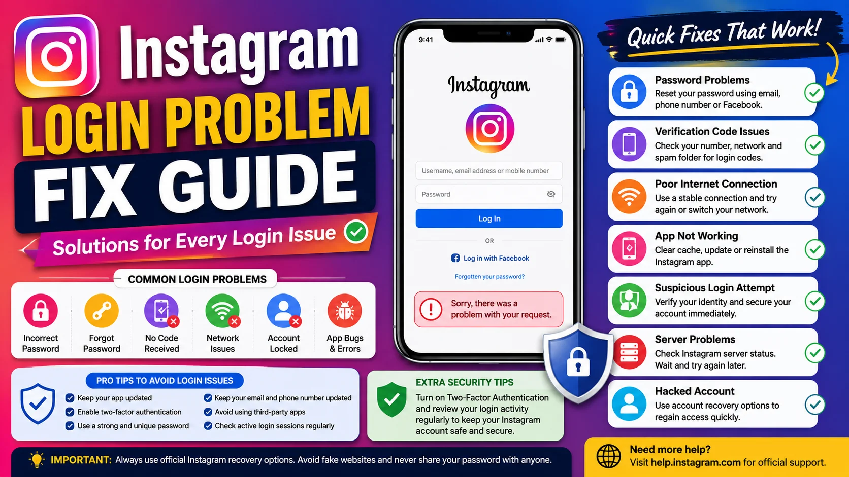 Instagram Login Problem Fix Guide