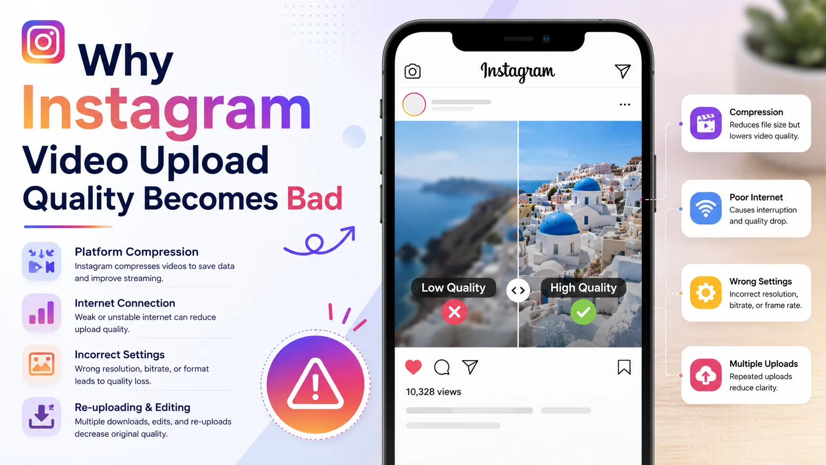 Why Instagram Video Upload Quality Becomes Bad