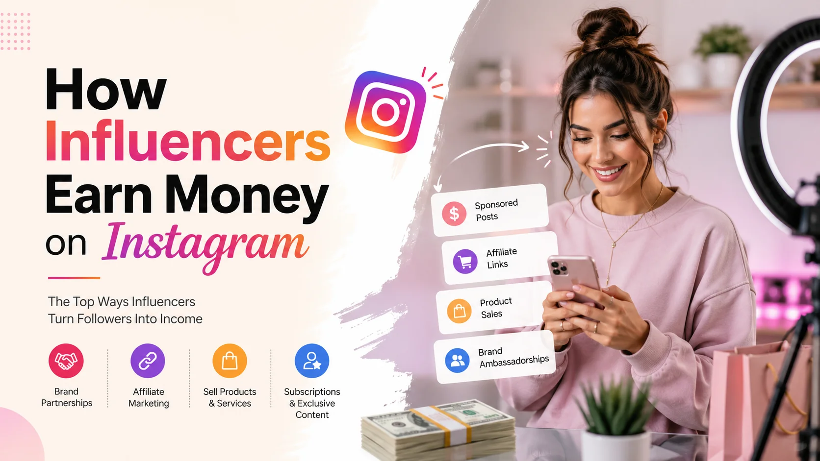 How Influencers Earn Money on Instagram