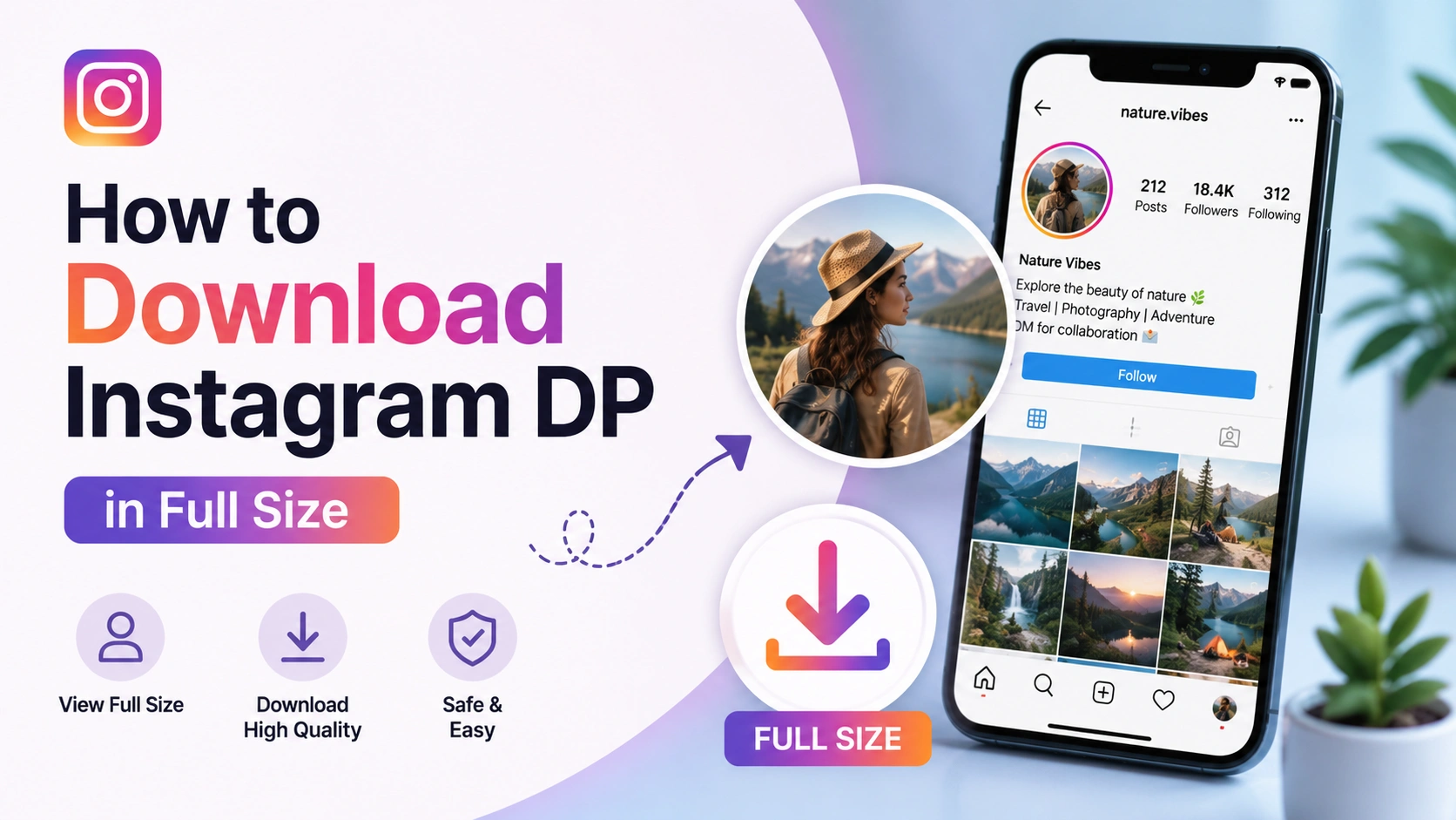 How to Download Instagram DP in Full Size