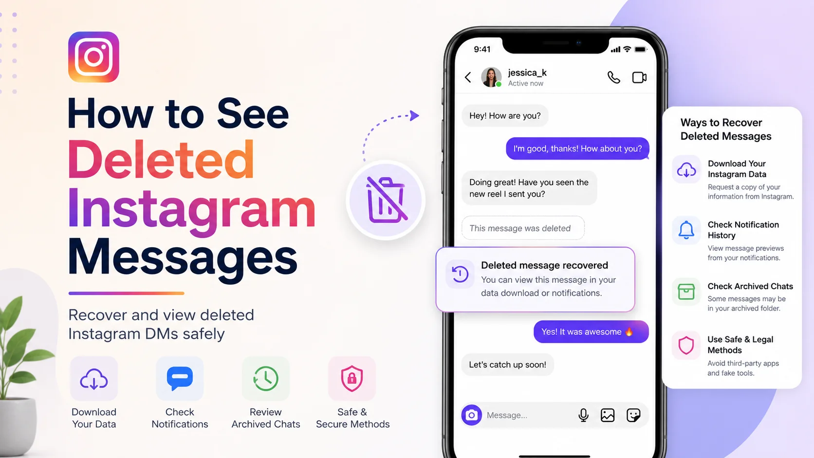 How to See Deleted Instagram Messages